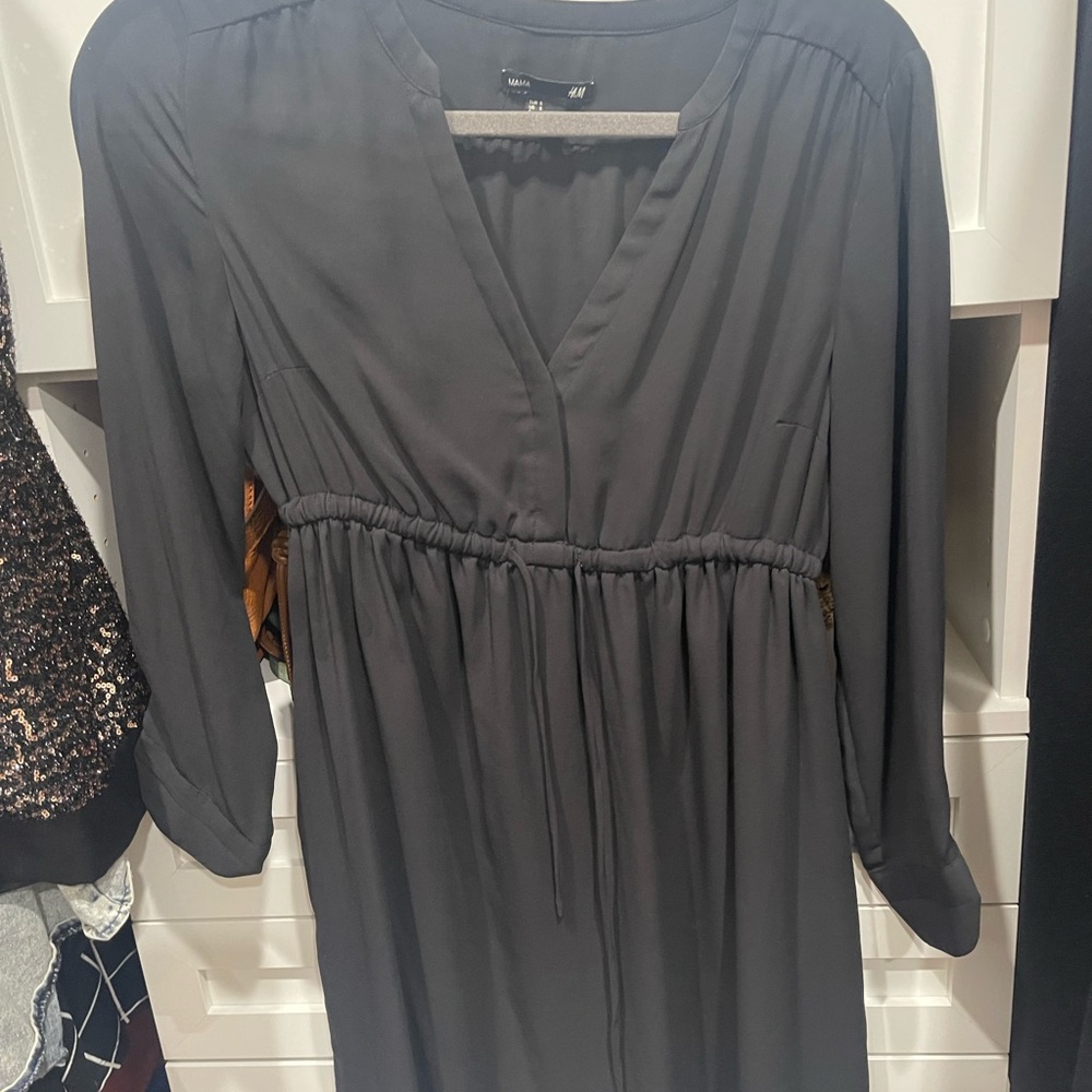 H&M Black Long Sleeve Dress